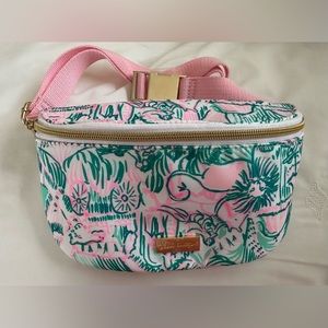 Lilly Pulitzer Waist Bag / Fanny Pack, in Colorful Camelflage